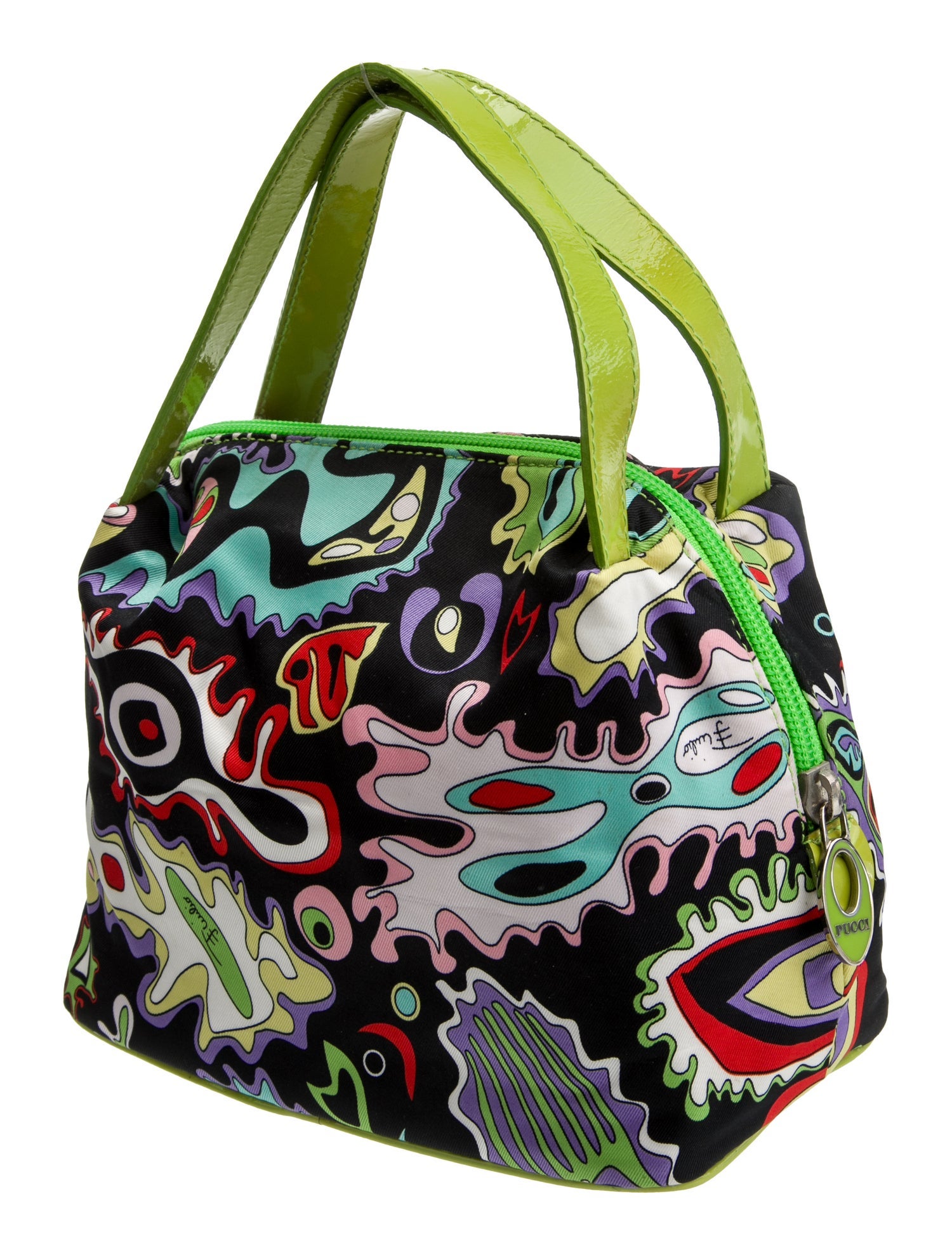 Emilio Pucci Satin Top Handle Bag